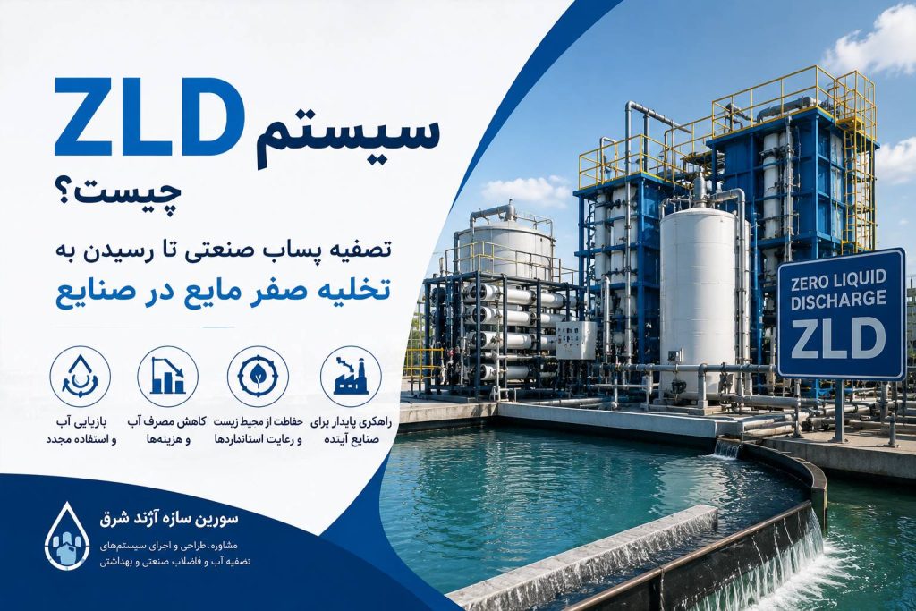 سیستم ZLD تصفیه پساب صنعتی و بازیابی آب کارخانه