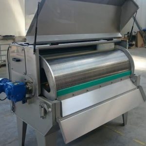 آشغال‌گیر استوانه‌ای دوار با تغذیه خارجی (External Drum Screen)